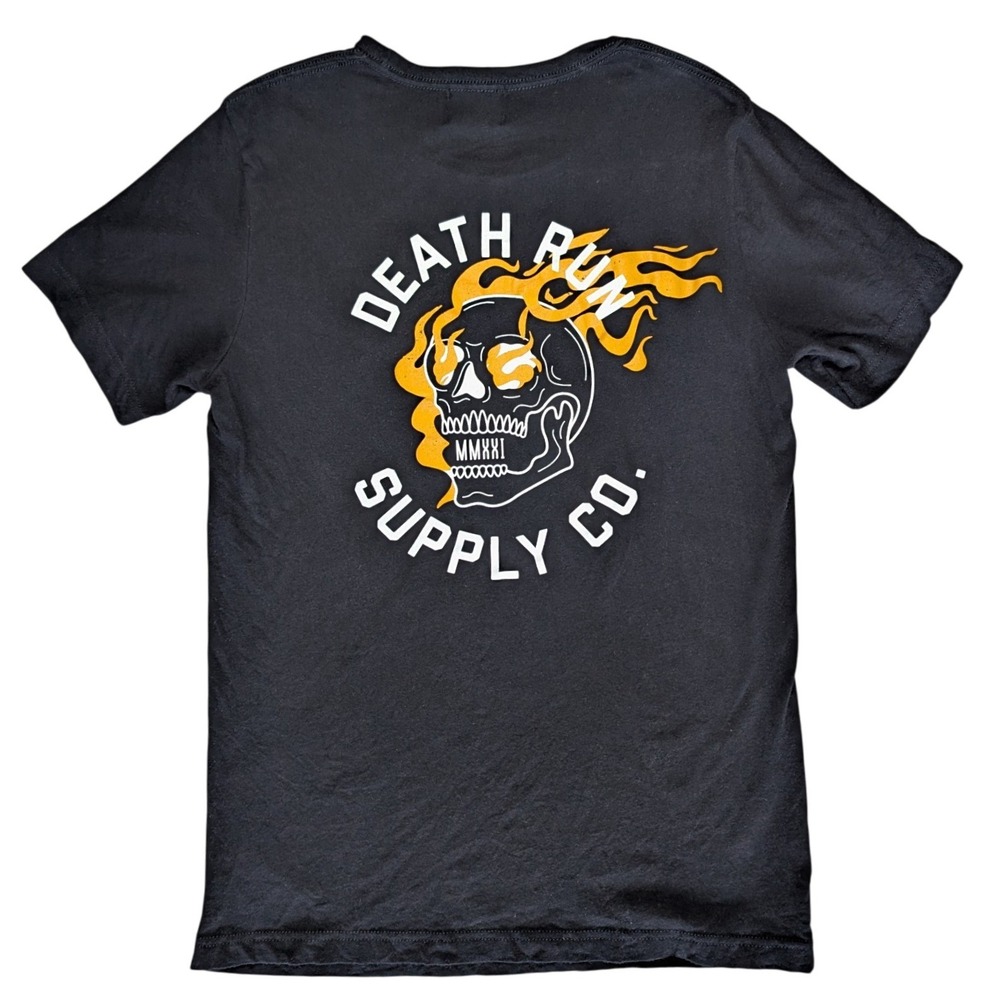 Death Run‎ Supply Co. Medium Men's Black Short Sleeve Sleeve Raise Hell Tee